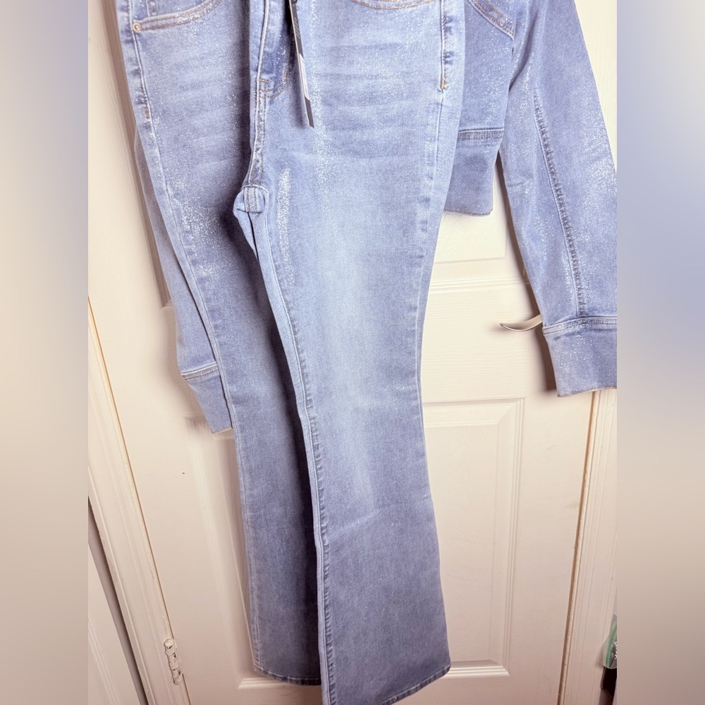 Sold out Fashion Nova Light Blue Denim set - Picture 9 of 9